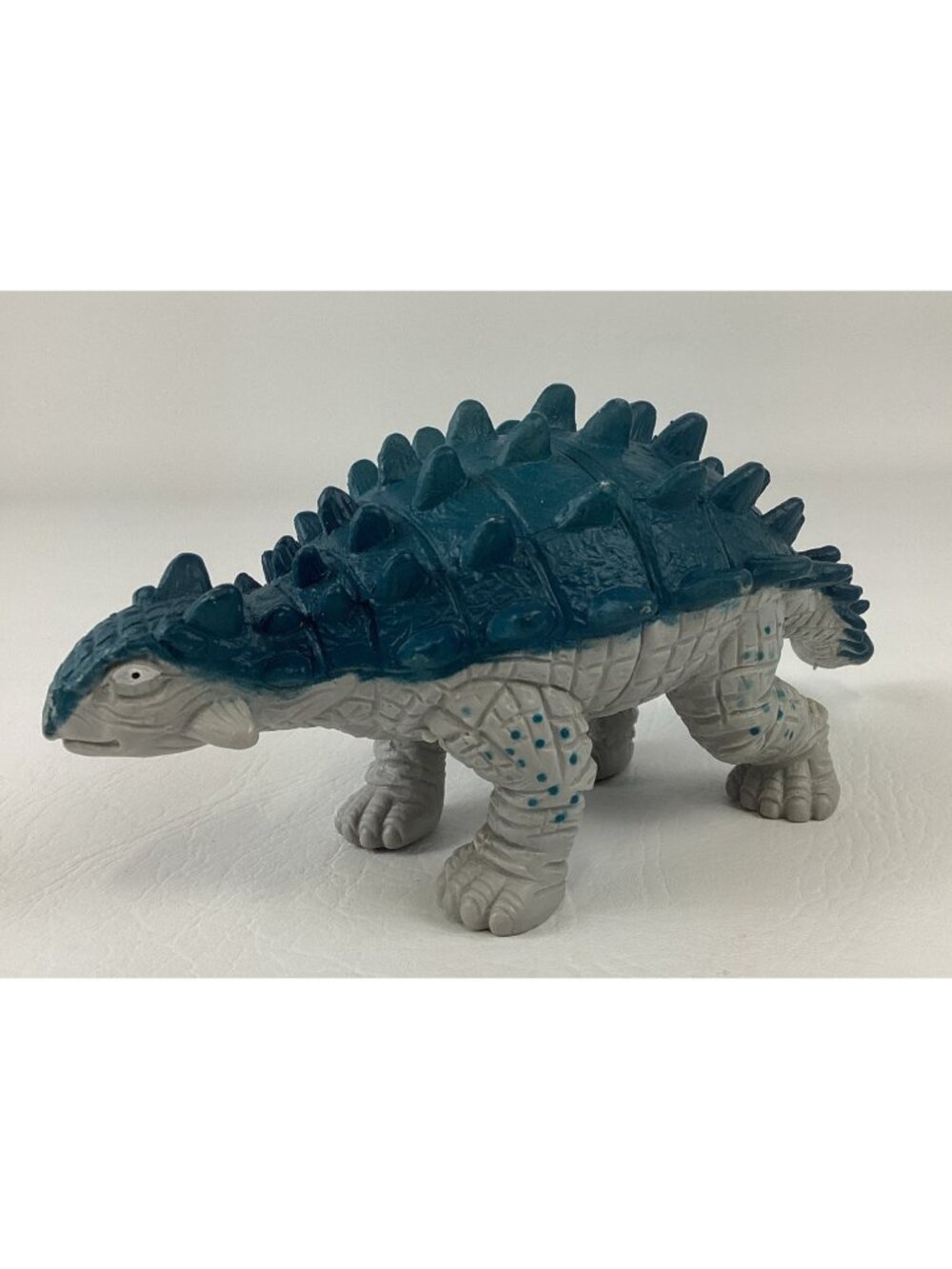 Learning Resources Toy Ankylosaurus Blue Dinosaur 8" PVC Action Figure Dino